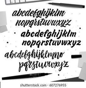 Big hipster fonts collections. Script alphabets sets. Logo typefaces.