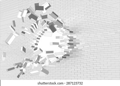 Wall Hole Stock Vectors, Images & Vector Art | Shutterstock