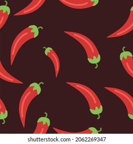 Big Hot Chilli Pattern Design 
