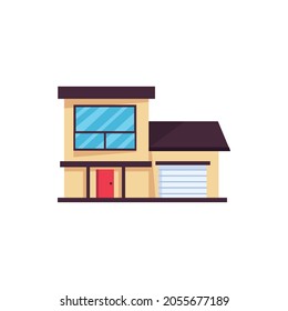 big house style vector illustration design eps.10