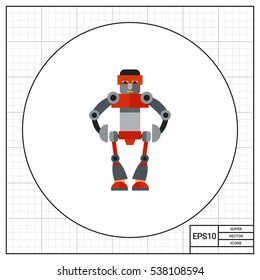 Big Humanoid Robot Icon