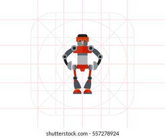 Big Humanoid Robot Icon
