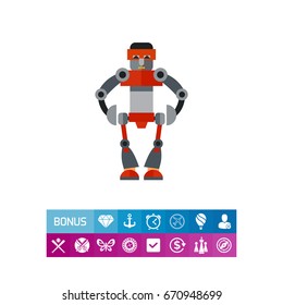 Big Humanoid Robot Icon