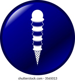 big ice cream cone button