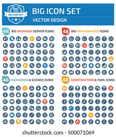 Big icon set, clean vector