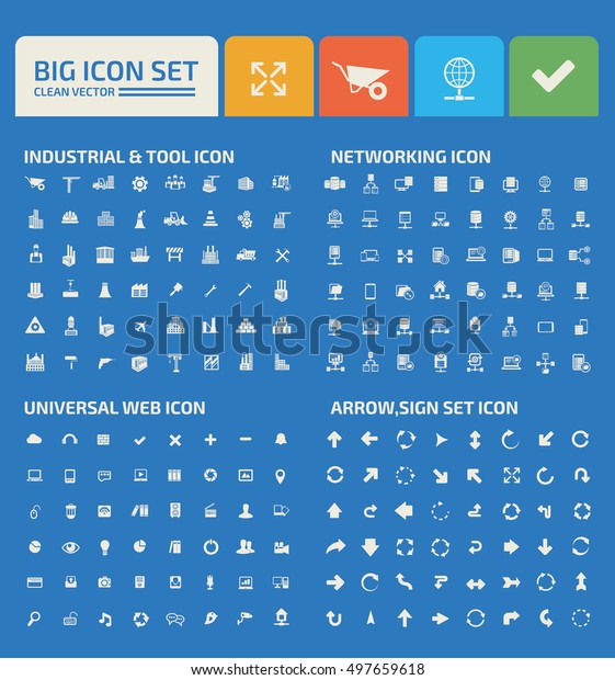 Big icon set design,clean\
vector