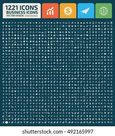 
Big icon set,Business icon,clean vector