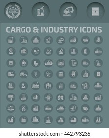 Big icon set,Cargo icon,industry icon design,vector