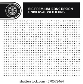 Big icon set,clean vector