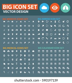 Big icon set,clean vector