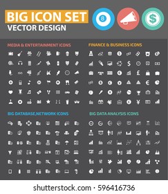 Big icon set,clean vector