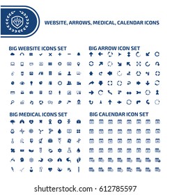 Big icon set,clean vector