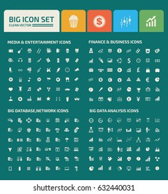 Big icon set,clean vector