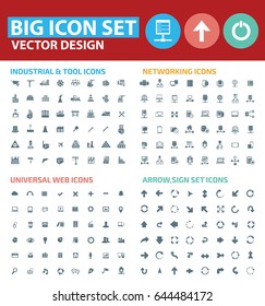 Big icon set,clean vector