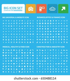 Big icon set,clean vector