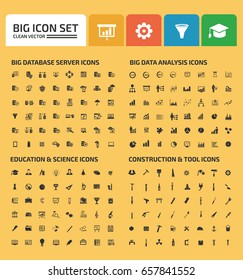 Big icon set,clean vector