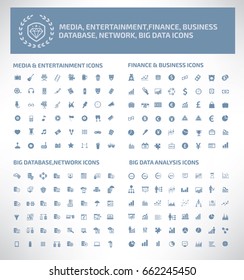 Big icon set,clean vector