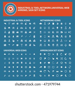 
Big icon set,industry icon,network icon,web icon,arrow icon,vector