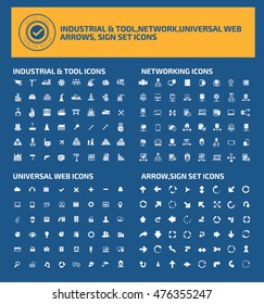 
Big icon set,industry icon,network icon,web icon,arrow icon,vector
