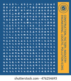 
Big icon set,Industry,construction icon and factory icon set,clean vector