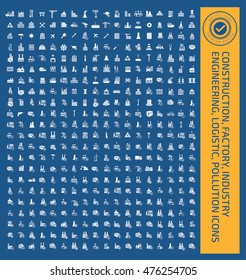 
Big icon set,Industry,construction icon and factory icon set,clean vector