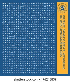 
Big icon set,network and technology icon set,clean vector