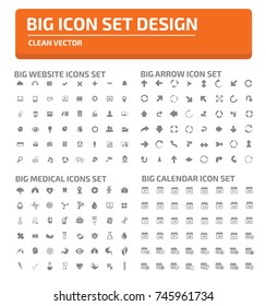 Big icon set,vector  