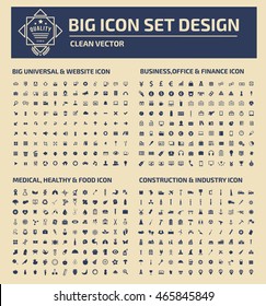 Big icon set,website icon,business icon,medical icon,construction icon,vector