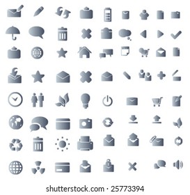 Big icons collection. 72 icons.