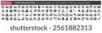 Big icons collection. Containing Car, Automobile, Car Rent, Electric Vehicle, Transportation. Glyph solid style series icon
