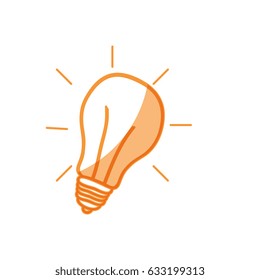 Big idea bulb symbol