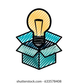 Big idea bulb symbol