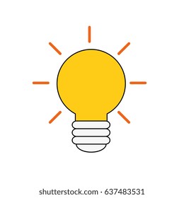 Big idea bulb symbol