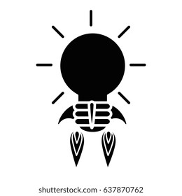 Big idea bulb symbol