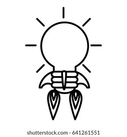 Big idea bulb symbol