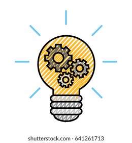 Big idea bulb symbol