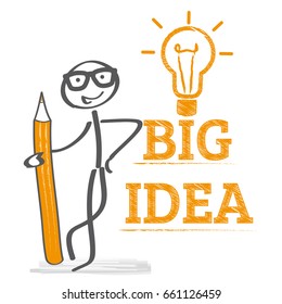 Big idea concept vector illustration