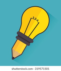 Big idea, creative and intelligence theme design, vector illustration