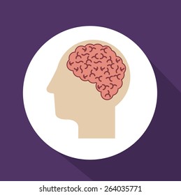 Big idea design over white background, vector illustration