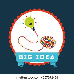 big idea design, vector illustration eps10 graphic 