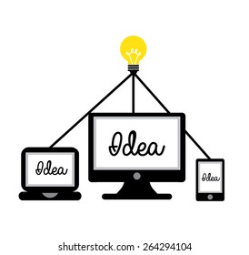 big idea design, vector illustration eps10 graphic 