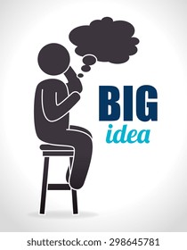 Big idea design, vector illustration eps 10.