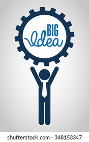 big idea design, vector illustration eps10 graphic 