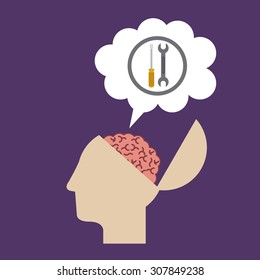 Big idea digital design, vector illustration eps 10