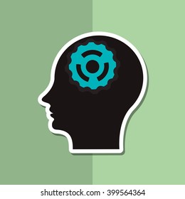 Big idea icon design, vector illustration