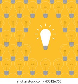 The big idea on yellow background