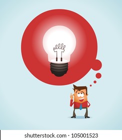 Big Idea. vector illustration