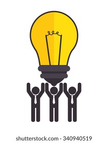 Big ideas graphic design with icons, vector illustration eps 10