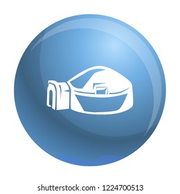 Big igloo icon. Simple illustration of big igloo vector icon for web design isolated on white background
