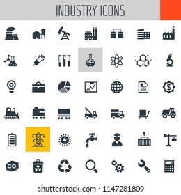 Big Industry Icon Set